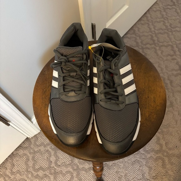 Adidas Tech Response 4.0 Golf Shoes - Men's Iron/Silver/White NEW 10.5 Athletic - Picture 2 of 7